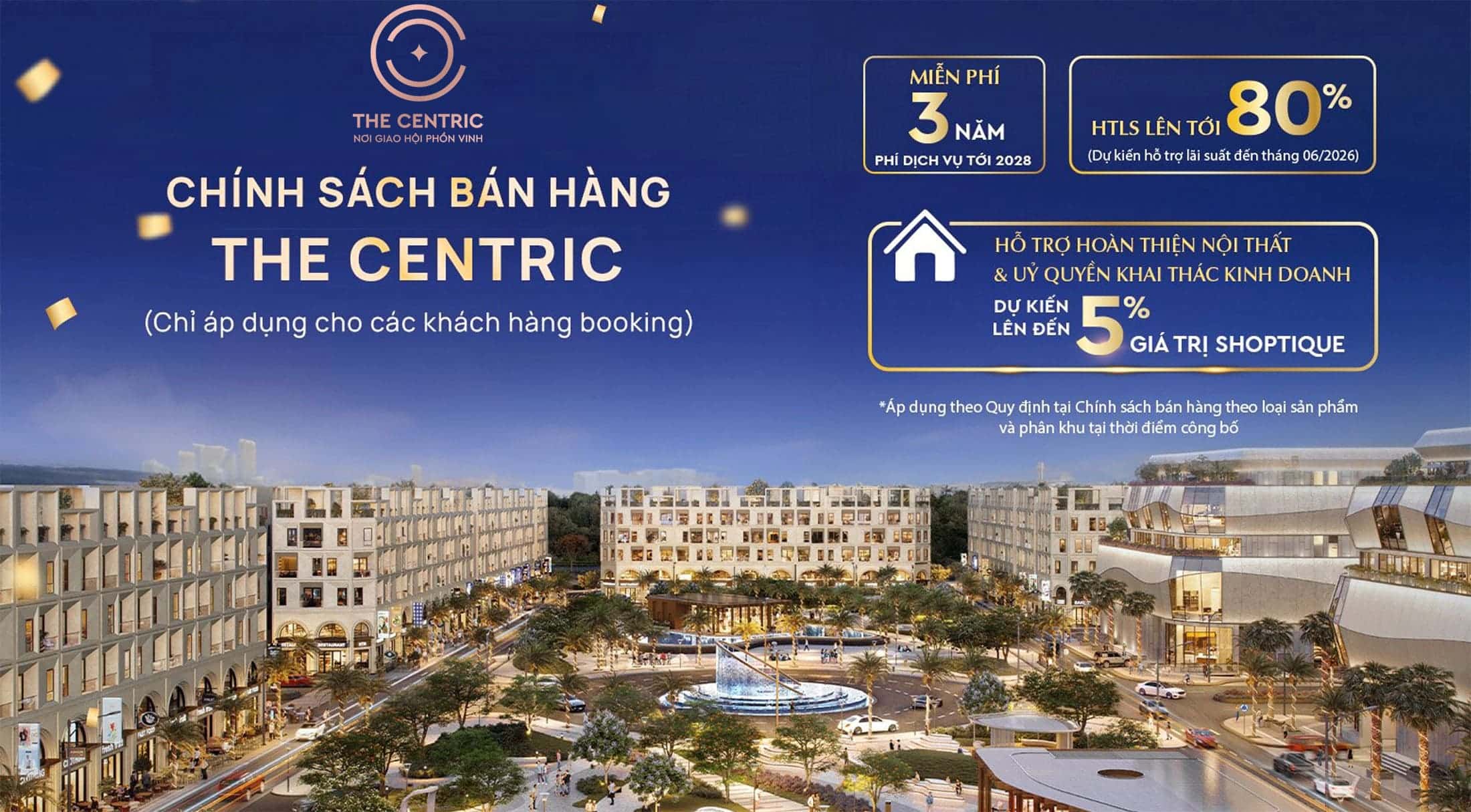 chính sách bán hàng dự án the centric hải phòng