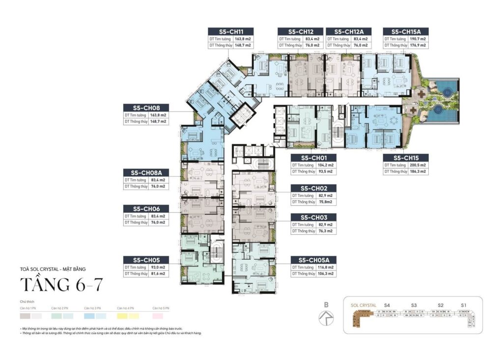 mặt bằng dự án noble west lake hà nội ciputra tây hồ